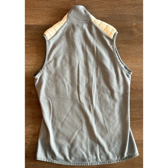 Smartwool PhD Women’s Quilted Hybrid Vest Cream Gray Merino Wool Size M - Picture 2 of 9